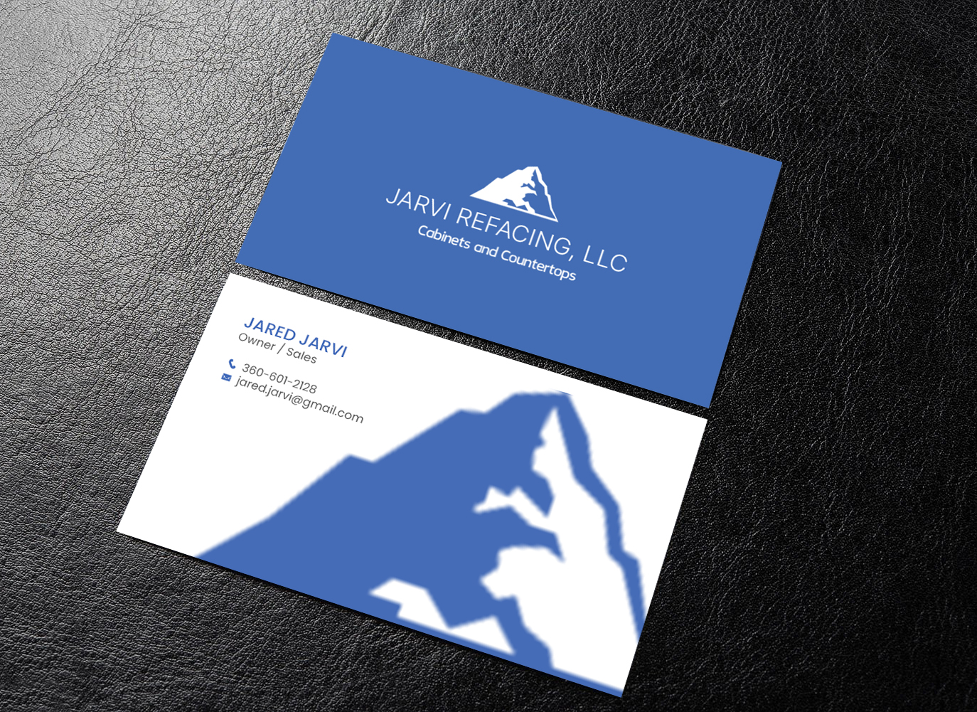 Diseño de Tarjeta de Presentación por chandrayaan.creative para Jarvi Refacing LLC | Diseño #28879498