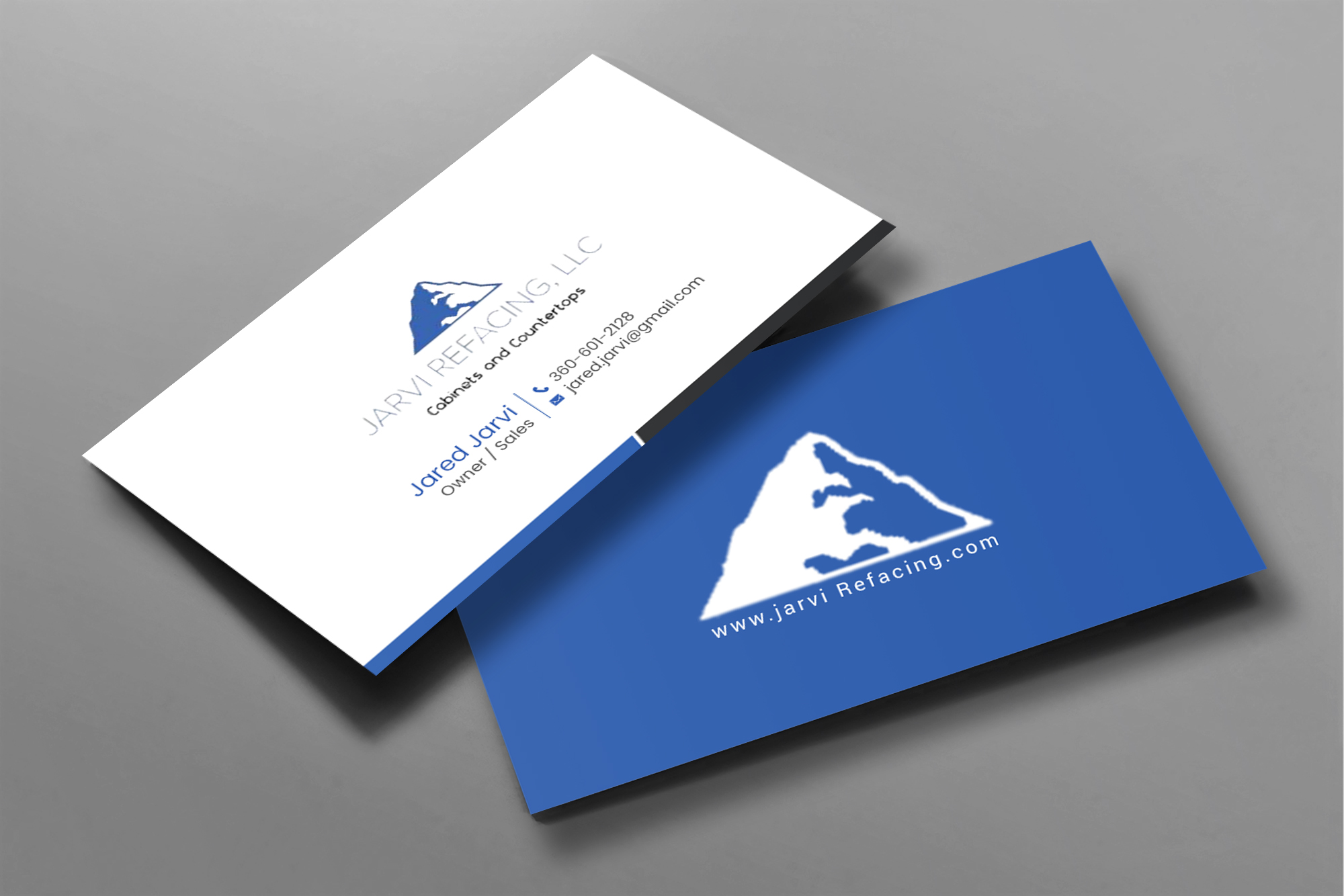 Diseño de Tarjeta de Presentación por chandrayaan.creative para Jarvi Refacing LLC | Diseño #28879499