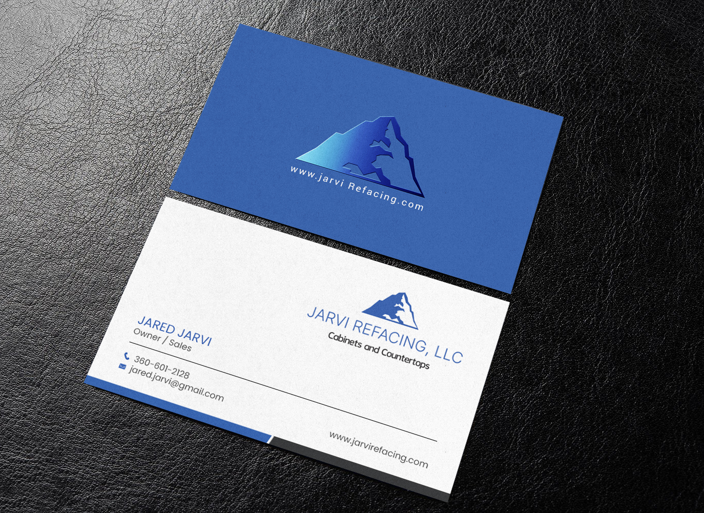 Diseño de Tarjeta de Presentación por chandrayaan.creative para Jarvi Refacing LLC | Diseño #28879502