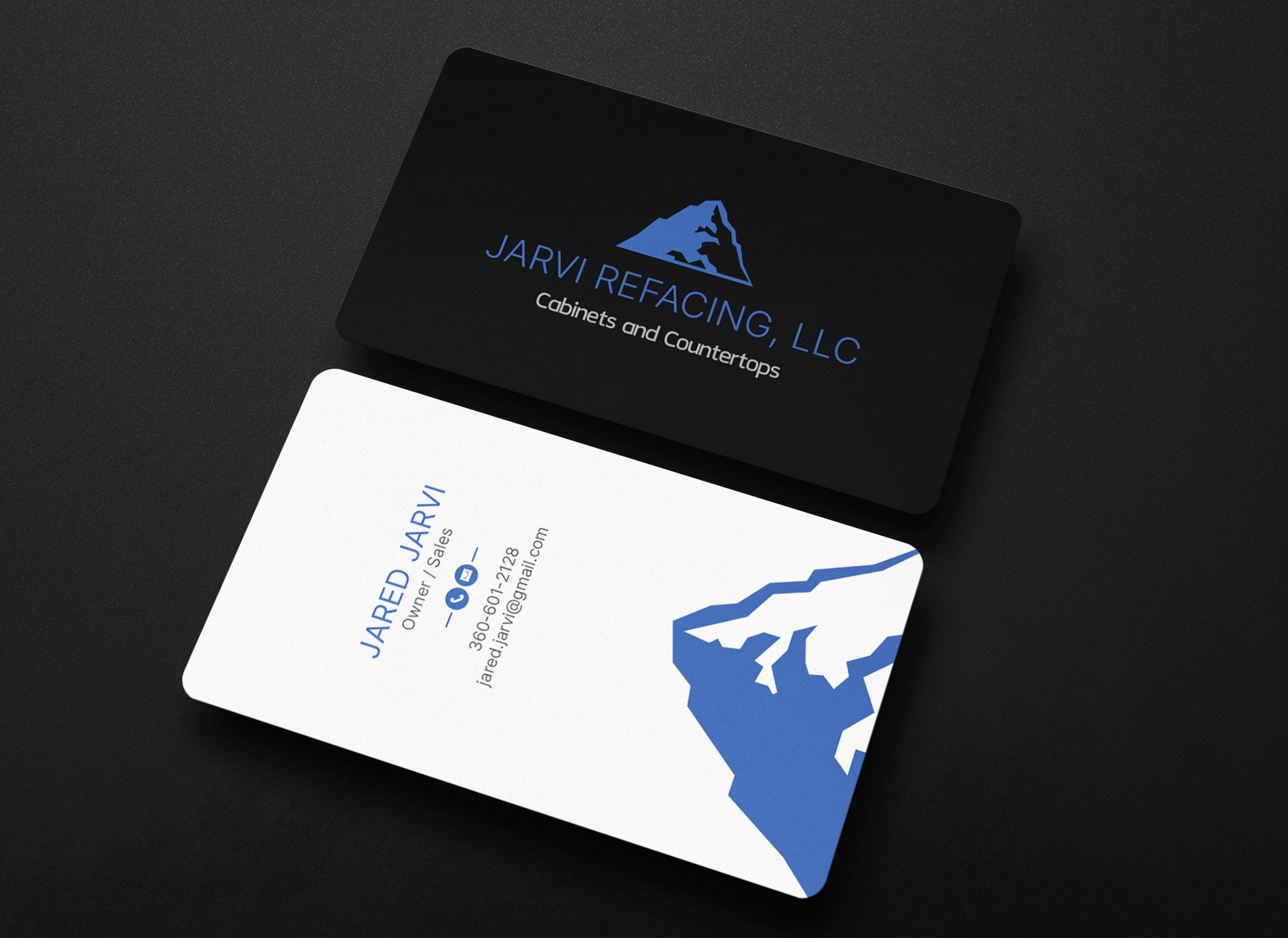 Business Card Design by chandrayaan.creative for Jarvi Refacing LLC | Design #28879797