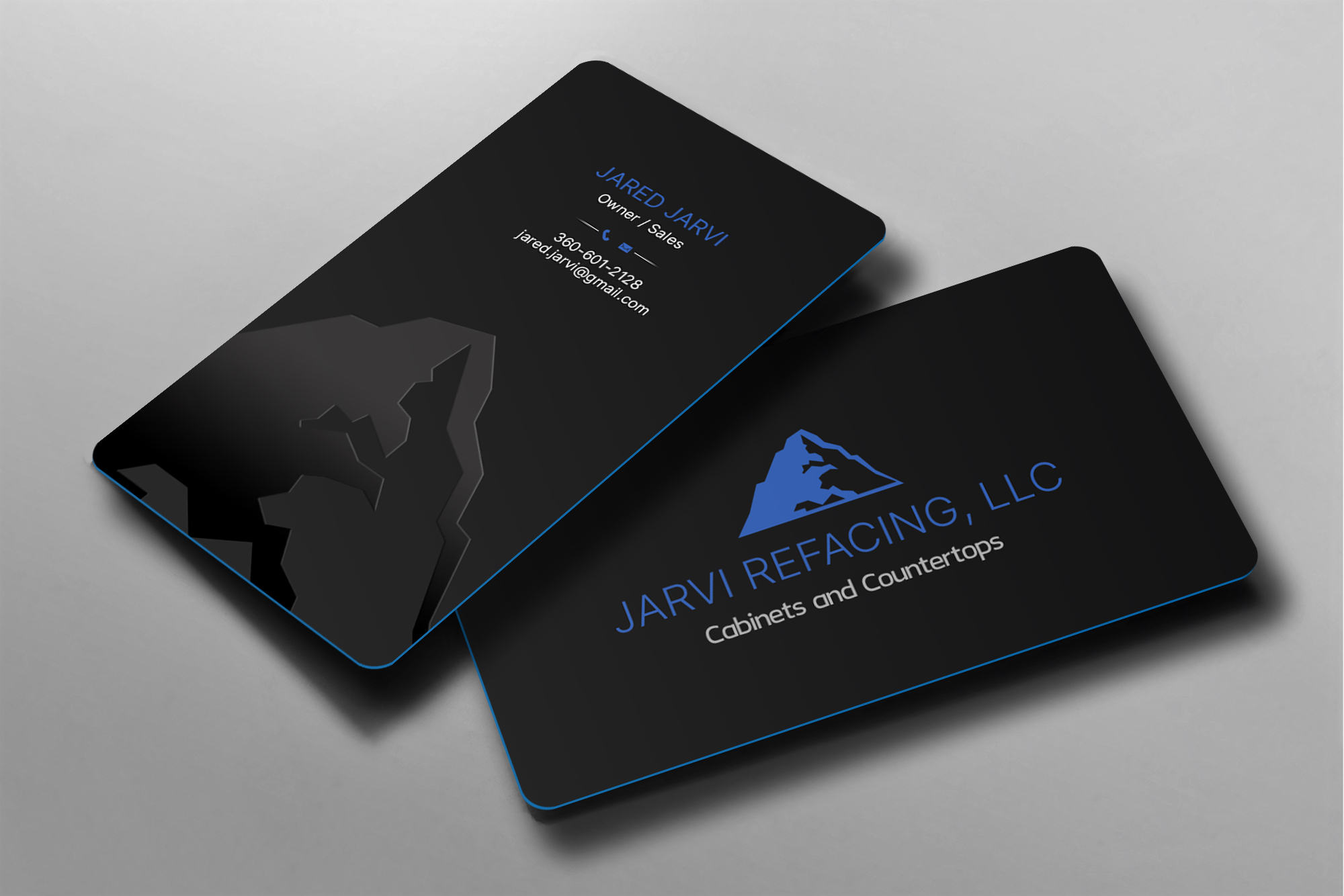 Diseño de Tarjeta de Presentación por chandrayaan.creative para Jarvi Refacing LLC | Diseño #28888108