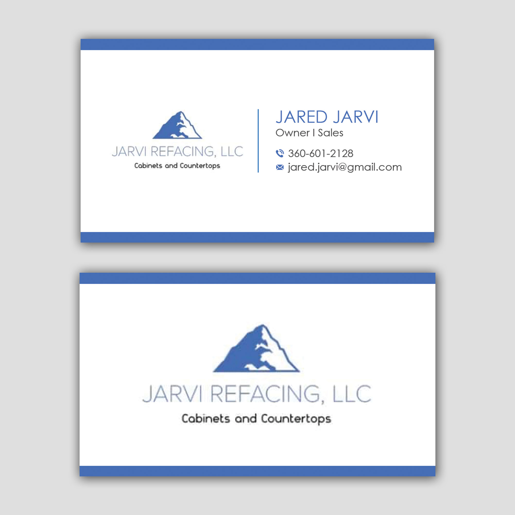 Diseño de Tarjeta de Presentación por T.R para Jarvi Refacing LLC | Diseño #28880713