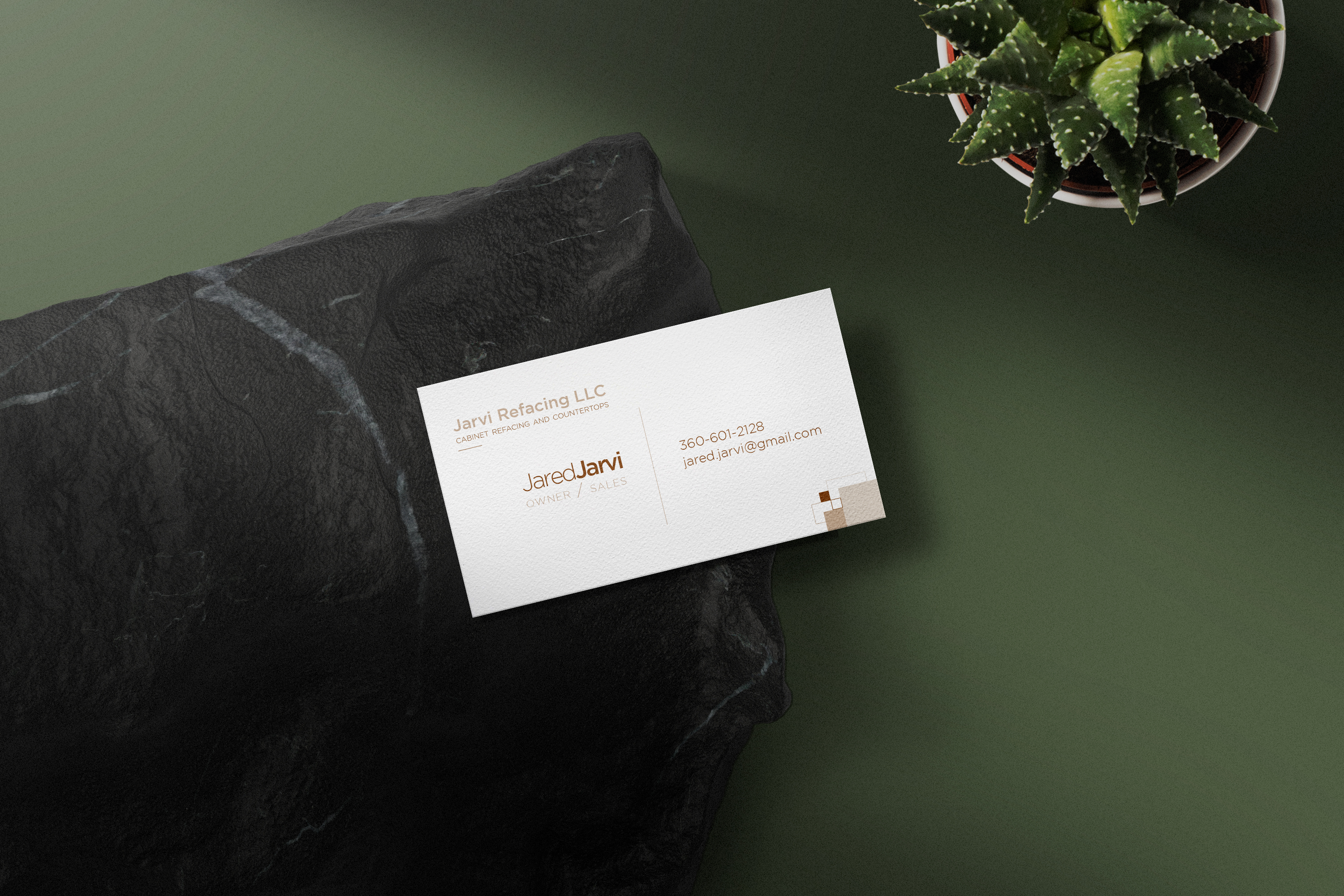 Diseño de Tarjeta de Presentación por Inaaina para Jarvi Refacing LLC | Diseño #28875705