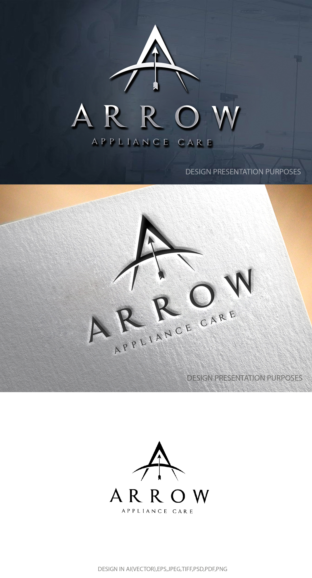 Logo Design by graphicevolution for Arrow appliance care | Design #28877479