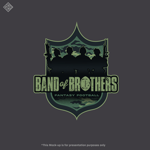 Band of Brothers (Fantasy Football League- American Football) | Diseño de Camiseta por gekgrfx