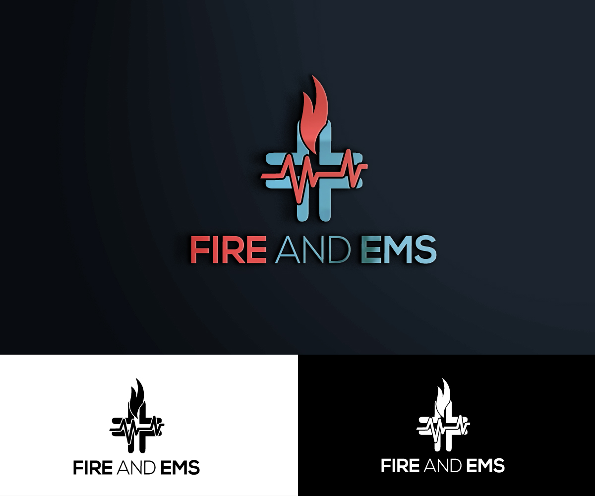 Logo Design by 24ksunny for Fire and EMS | Design #28878900