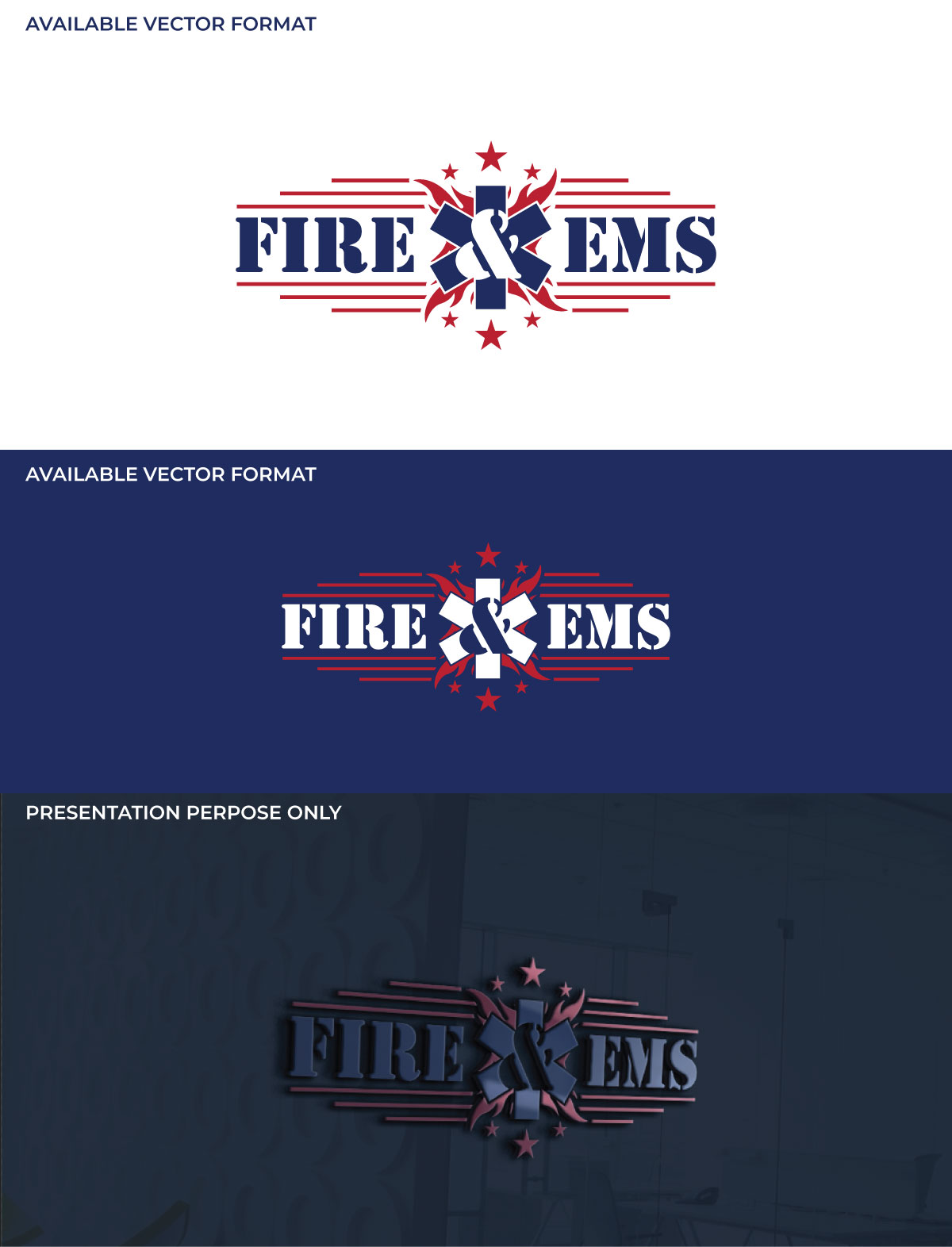 Logo Design by RS_Design for Fire and EMS | Design #28912290