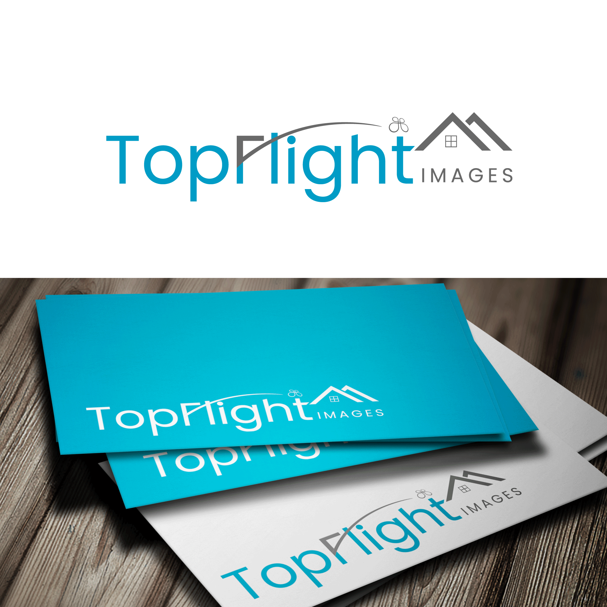 Logo Design by Minimalist Studio for TopFlight Images | Design #28880101