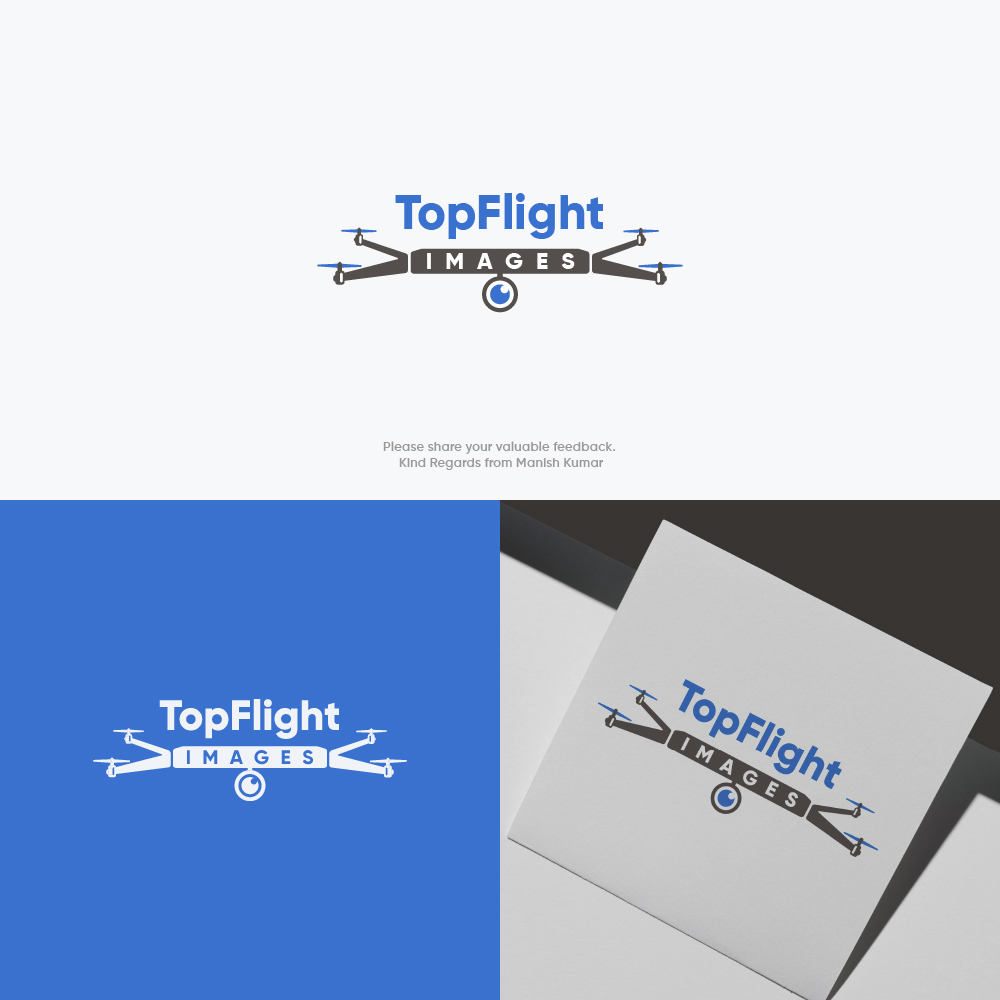 Logo Design by RealManish for TopFlight Images | Design #28887878