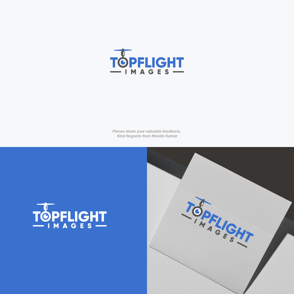Logo Design by RealManish for TopFlight Images | Design #28888356