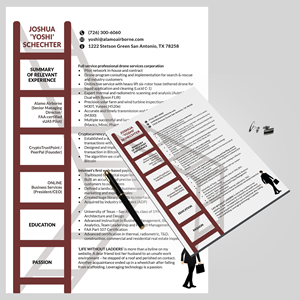 Lebenslauf-Design von Azmat für dieses Projekt | Design #28883429