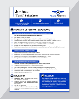 Design de CV par SAI DESIGNS pour ce projet | Design : #28887722