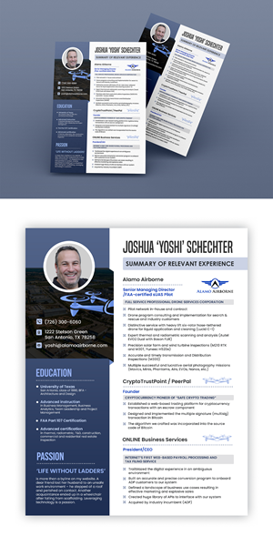 Brag sheet - LIFE WITHOUT LADDERS | Resume Design by ZeneFashions