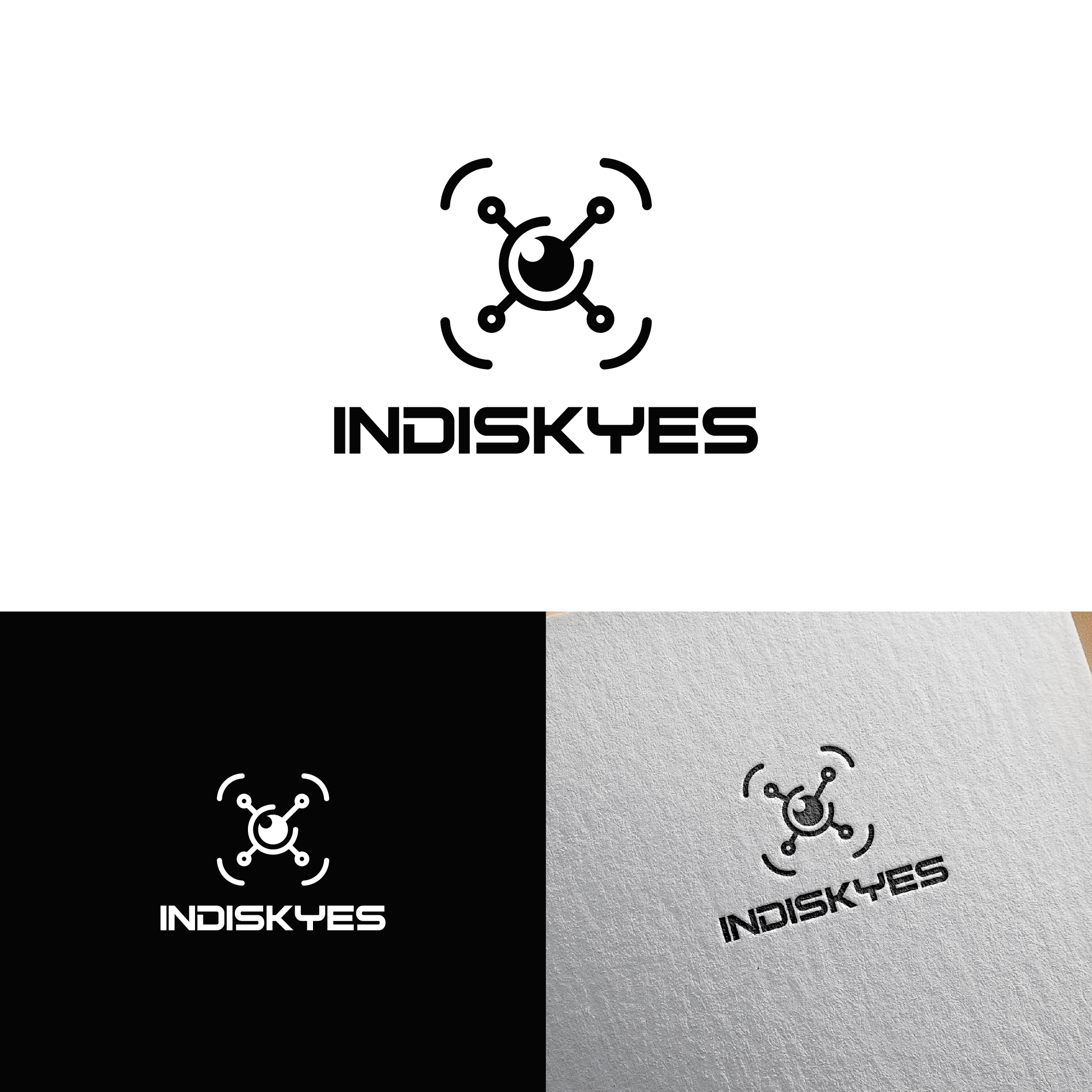 Logo Design by MinimalistDesigns for Indiskyes | Design #28915593