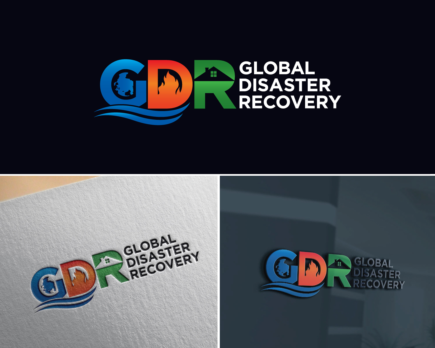 Logo Design by Atec for Global Disaster Recvoery, Inc. | Design #28890802