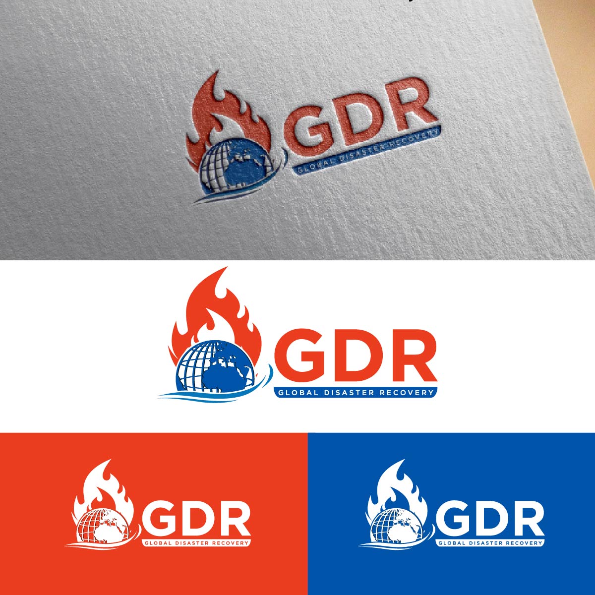 Logo Design by fly  design for Global Disaster Recvoery, Inc. | Design #28889269