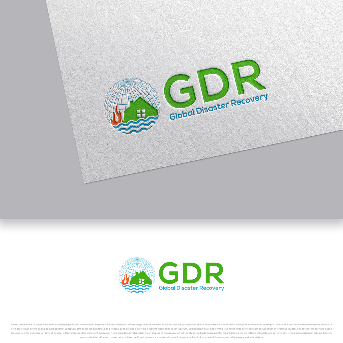 Design de Logo par DesignDUO pour Global Disaster Recvoery, Inc. | Design #28911141