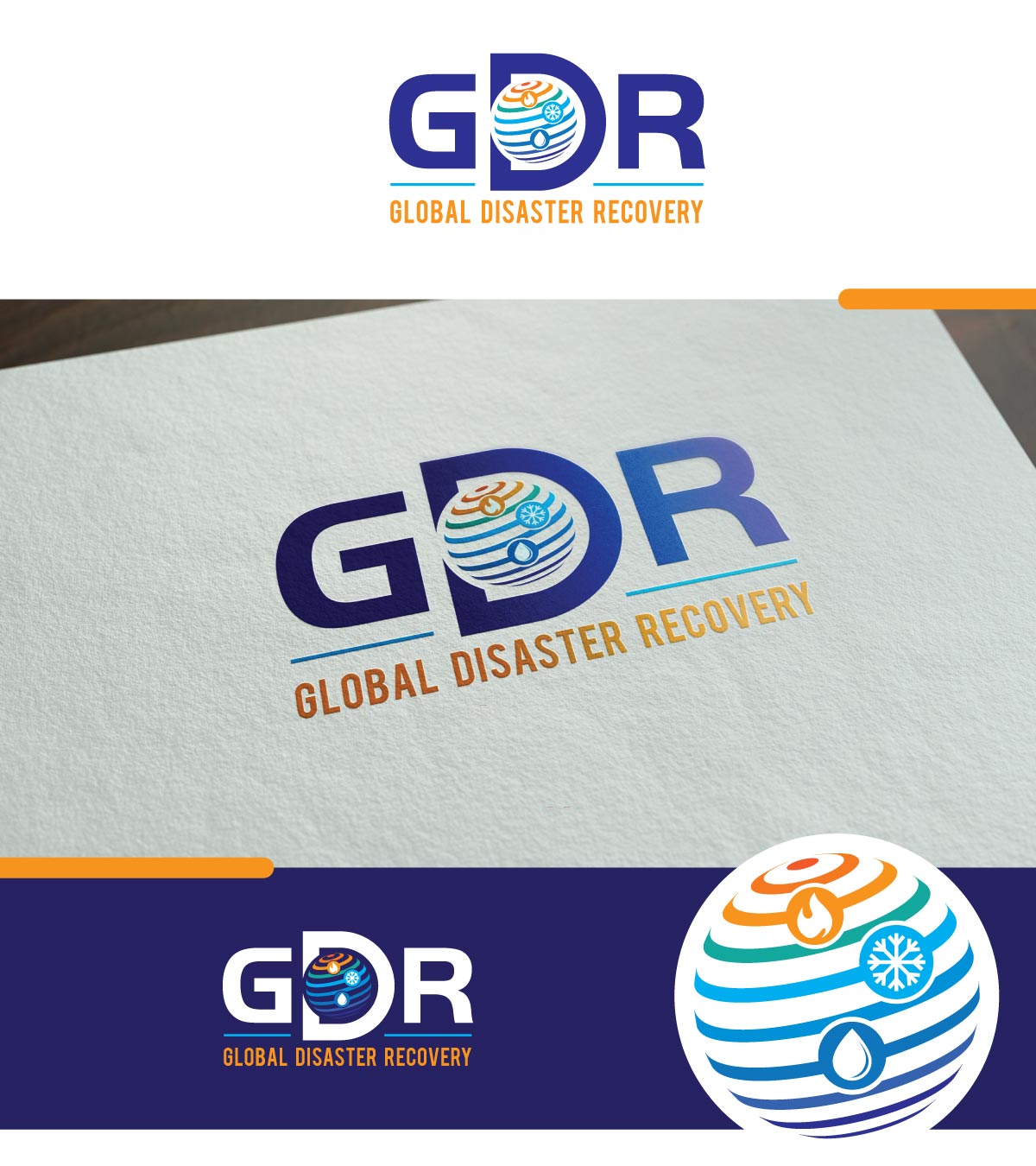 Logo Design by creativepix for Global Disaster Recvoery, Inc. | Design #28952197