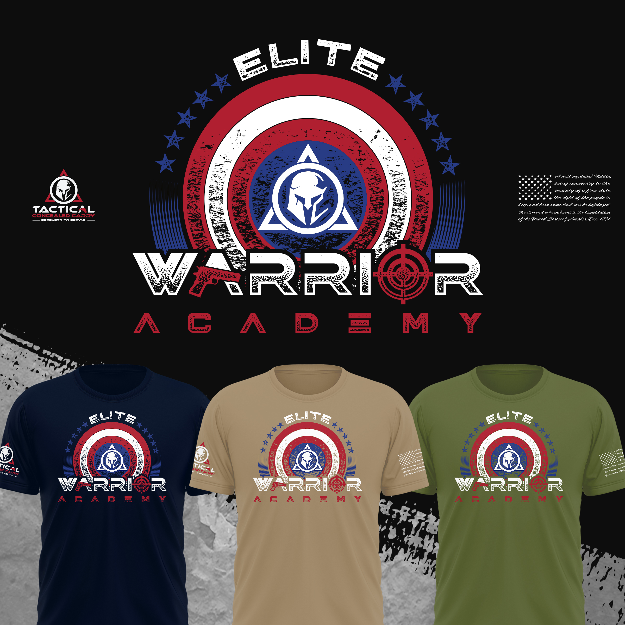 T-Shirt-Design von gekgrfx für Tactical Concealed Carry | Design #28898928