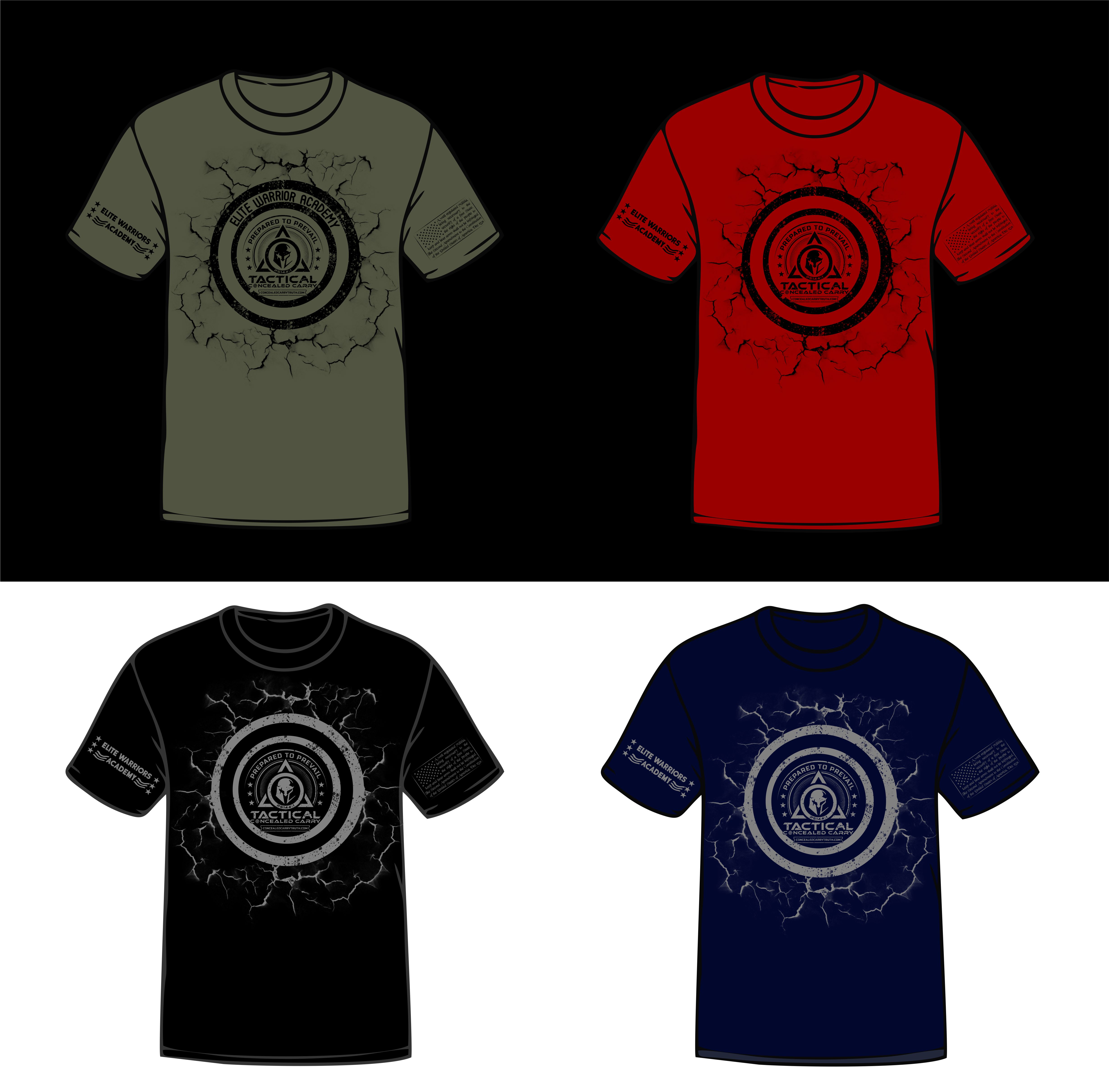 T-Shirt-Design von JHN Design für Tactical Concealed Carry | Design #28897864