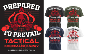 T-Shirt-Design von adjeiiBlack für Tactical Concealed Carry | Design #28899204