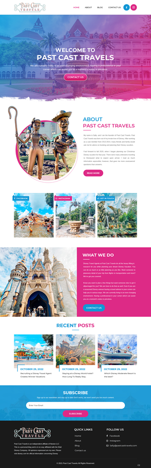 Luxury Travel Agency needs a website | Web Design by pb