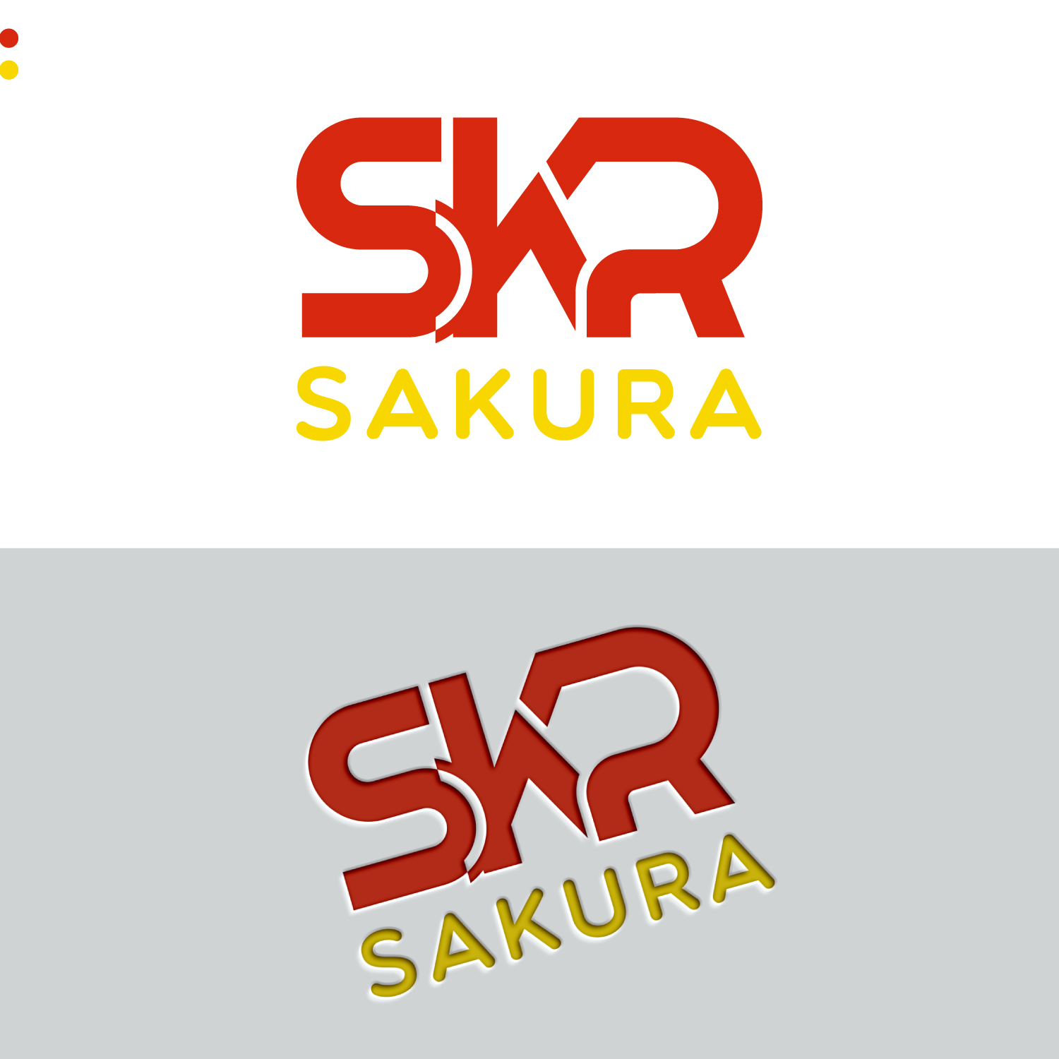 Logo Design by Md Sakhawat Hosssain for SAKURA ( SKR) | Design #28922290