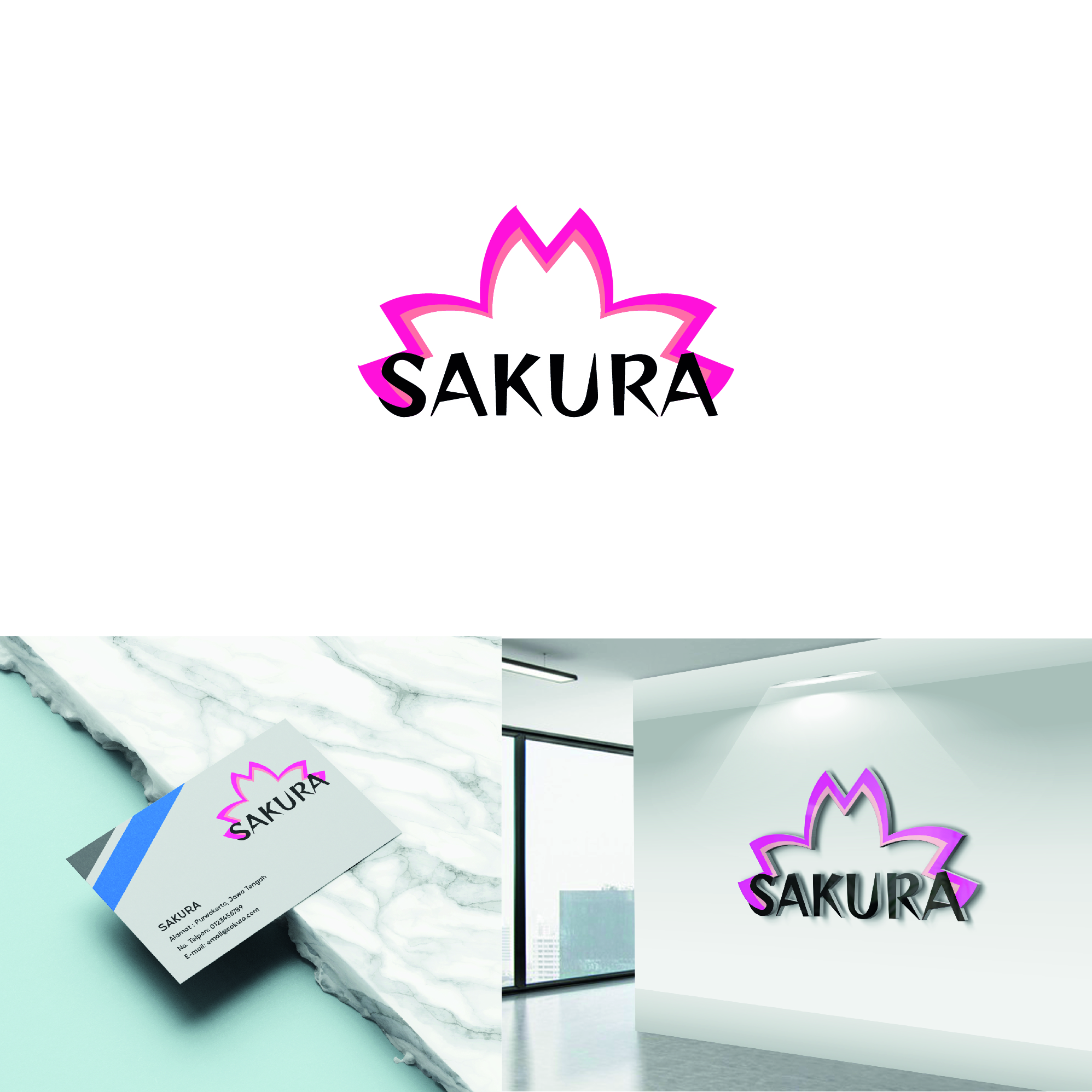 Logo Design by masterpiece21 for SAKURA ( SKR) | Design #28919514