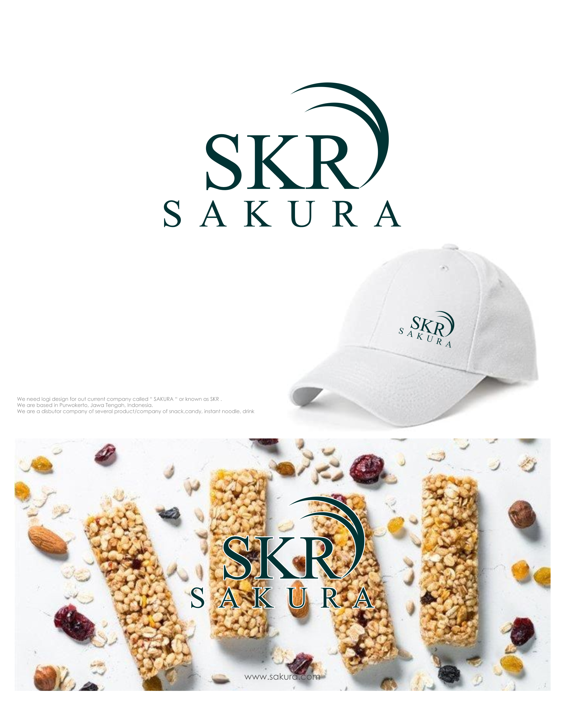 Logo-Design von momo57 für SAKURA ( SKR) | Design #28910943