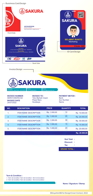 Diseño de Logo por AisyahArt86 para SAKURA ( SKR) | Diseño: #28922006