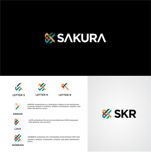 Logo Design by DesignFirst for SAKURA ( SKR) | Design: #28892955