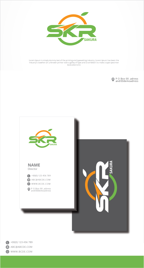Diseño de Logo por graphicevolution para SAKURA ( SKR) | Diseño #28887887