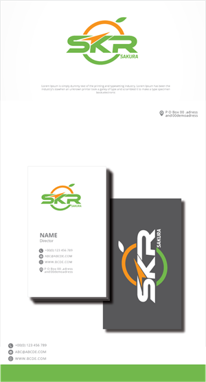 Logo Design by graphicevolution for SAKURA ( SKR) | Design: #28887887