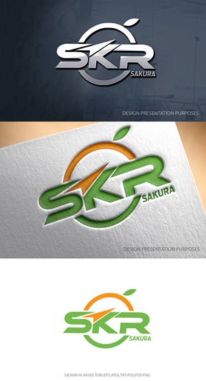 Logo Design by graphicevolution for SAKURA ( SKR) | Design: #28887888