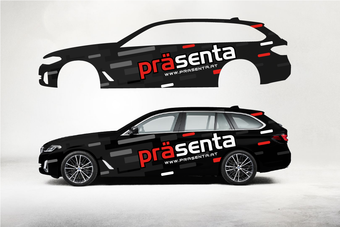 Car Wrap Design by GliderGraphx for präsenta | Design #28889914