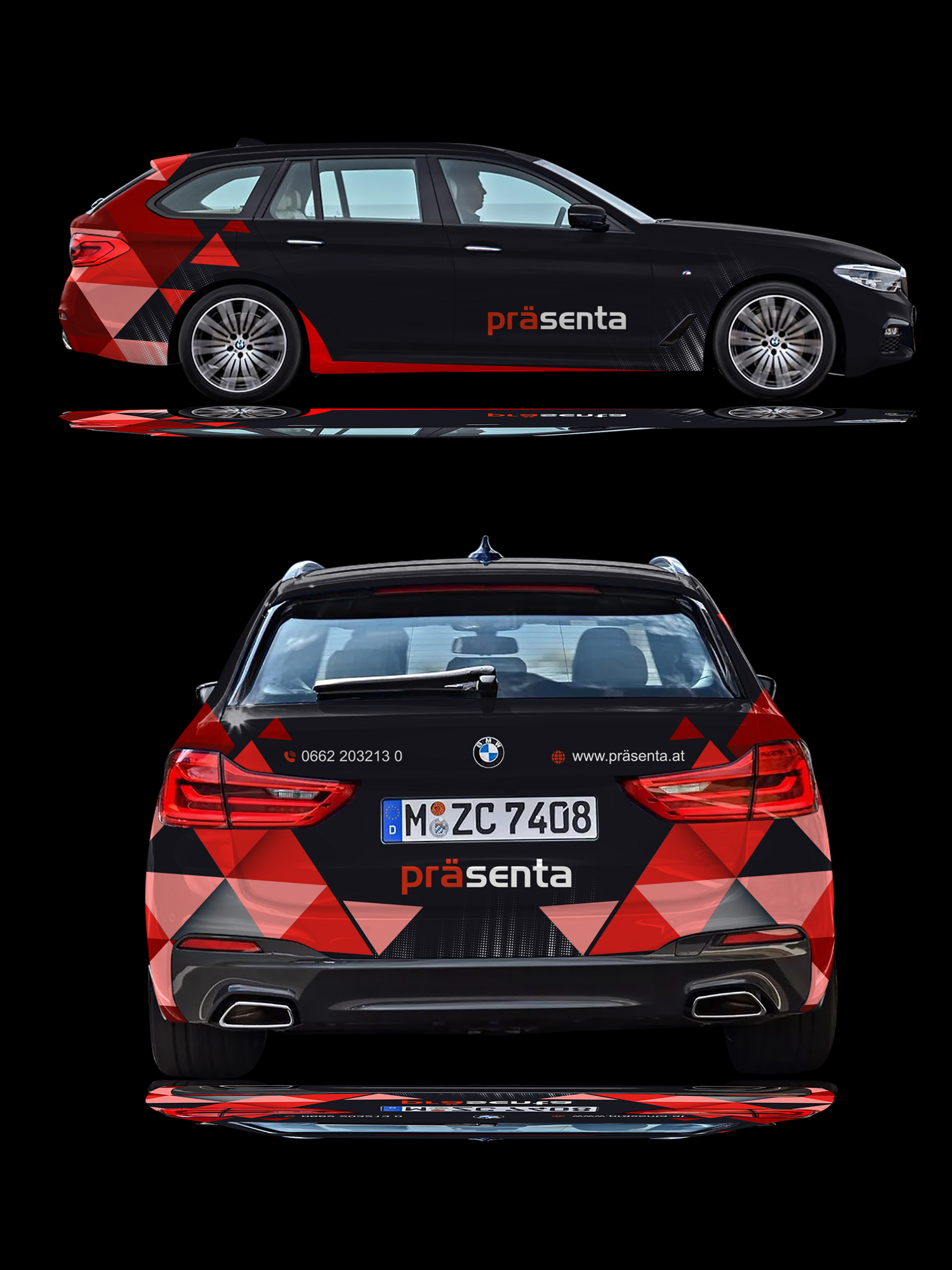 Car Wrap Design by RubelRir for präsenta | Design #28938121