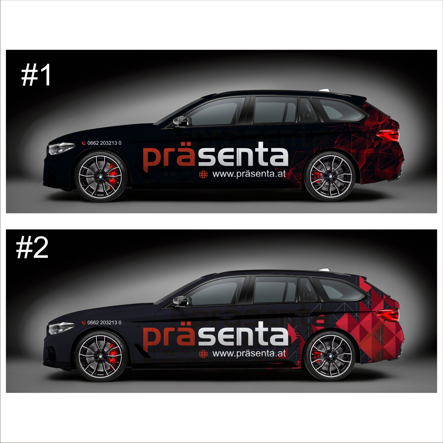 Car Wrap Design by DG+ for präsenta | Design #28892982