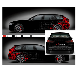 Car Wrap Design by DG+ for präsenta | Design #29016998