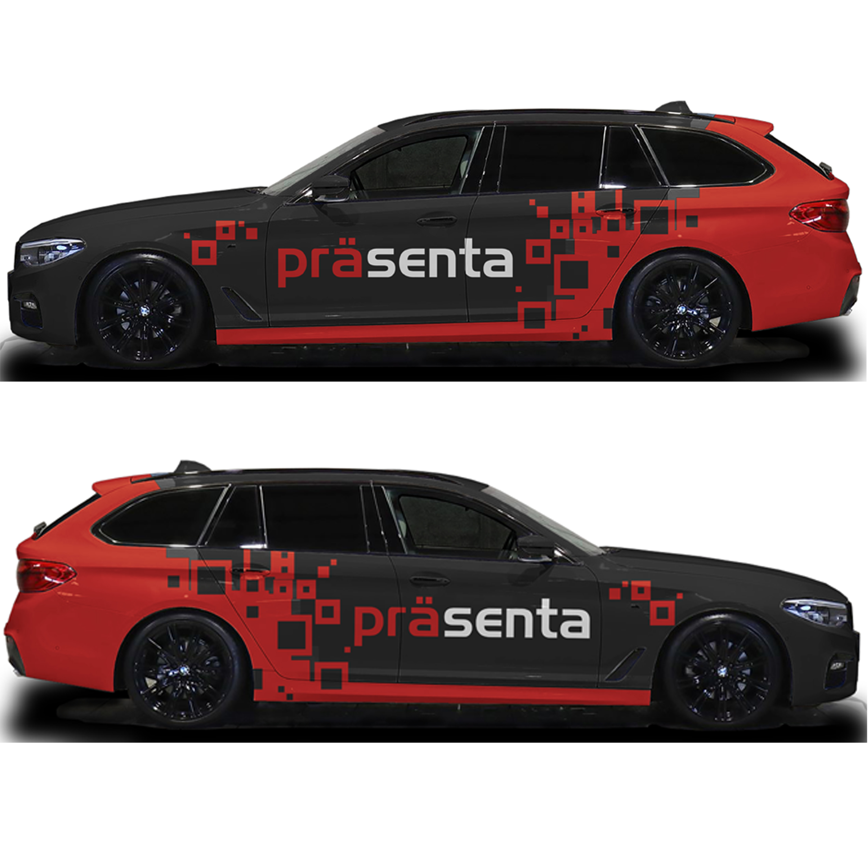 Car Wrap Design by MAKE ME THE WINNER for präsenta | Design #28897743