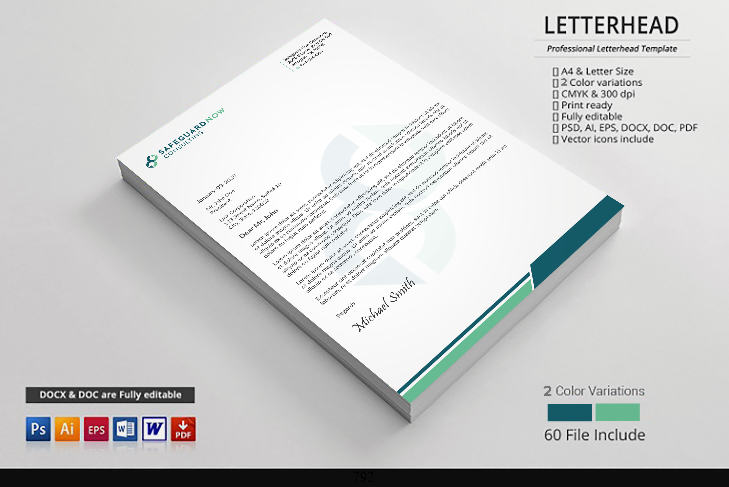 Letterhead Design by sadikul islam for Safeguard Now Consulting | Design #28905020