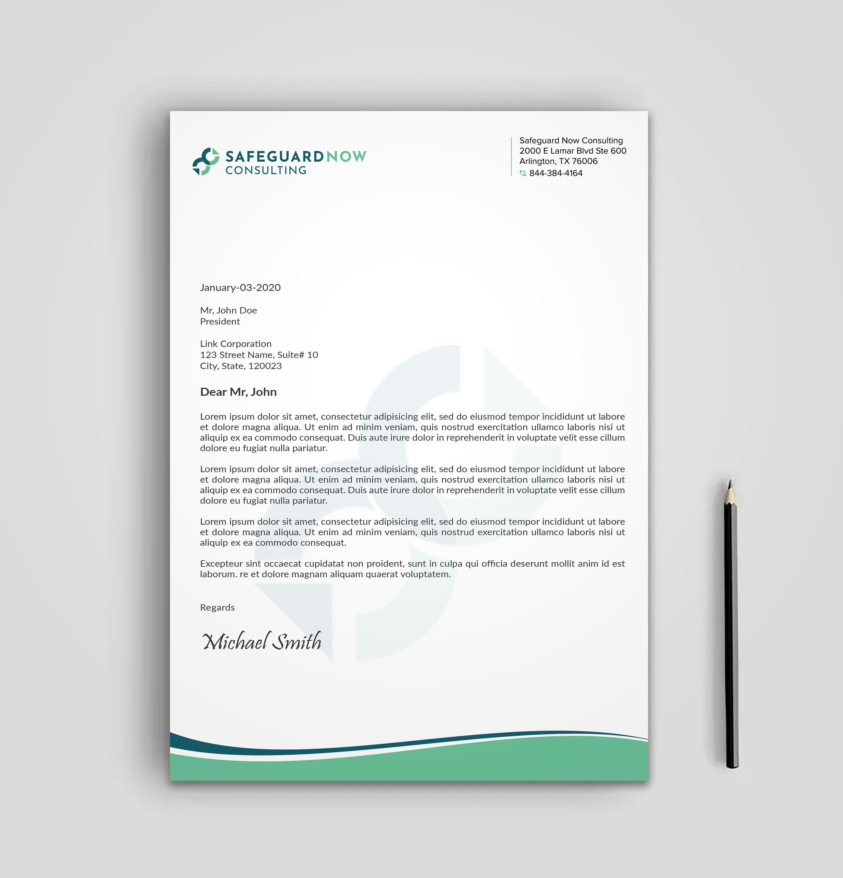 Letterhead Design by sadikul islam for Safeguard Now Consulting | Design #28905027