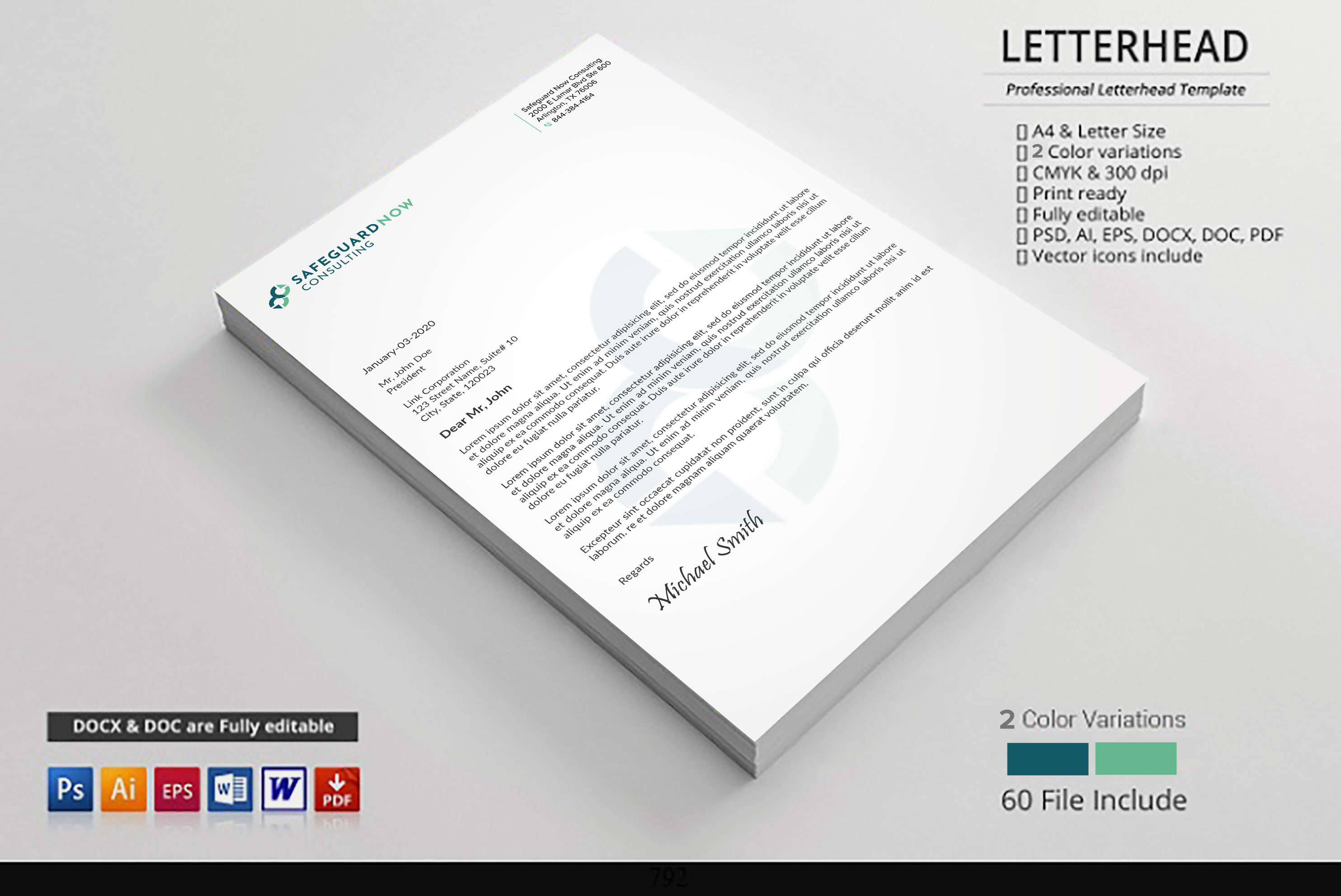 Letterhead Design by sadikul islam for Safeguard Now Consulting | Design #28905167