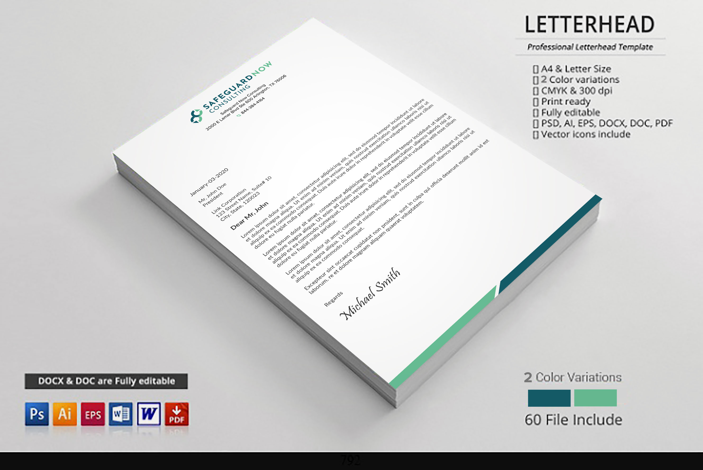 Letterhead Design by sadikul islam for Safeguard Now Consulting | Design #28905212