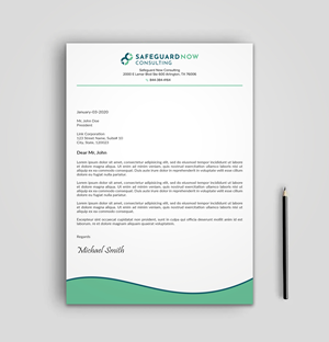 Design En-Tête par sadikul islam pour Safeguard Now Consulting | Design : #28905287