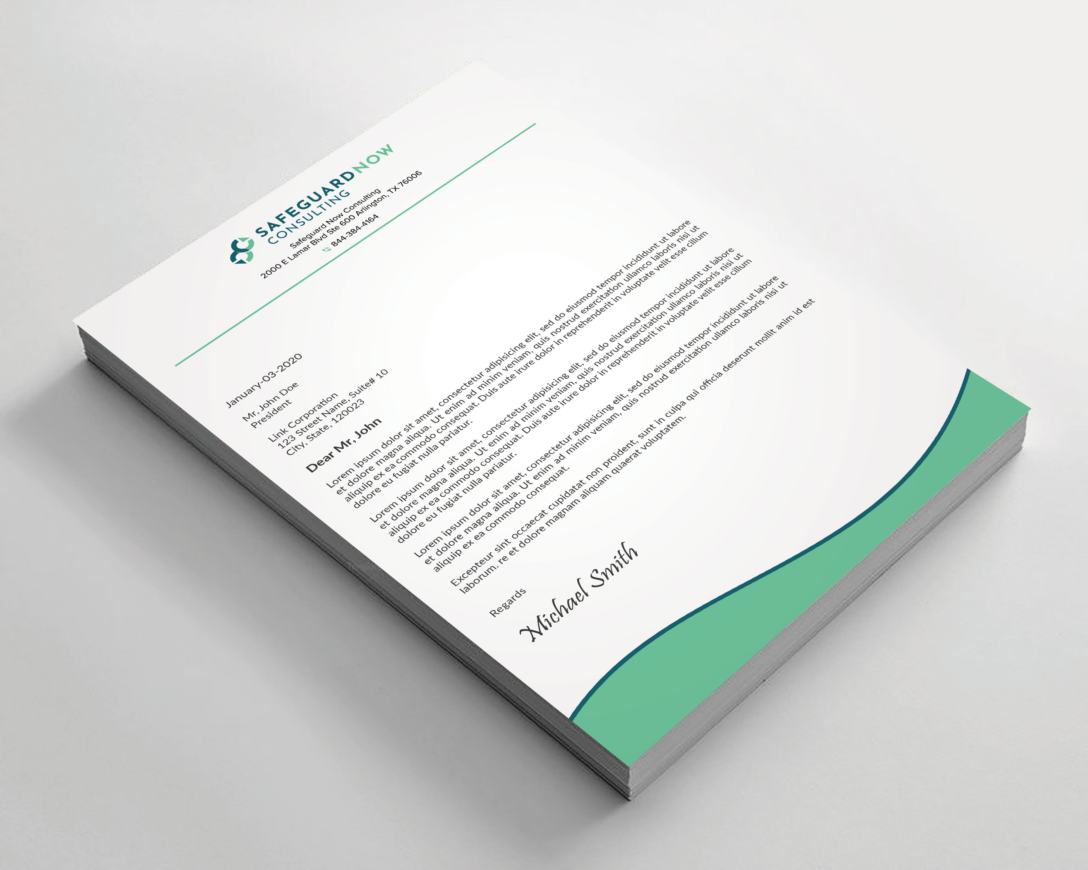 Letterhead Design by sadikul islam for Safeguard Now Consulting | Design #28905297