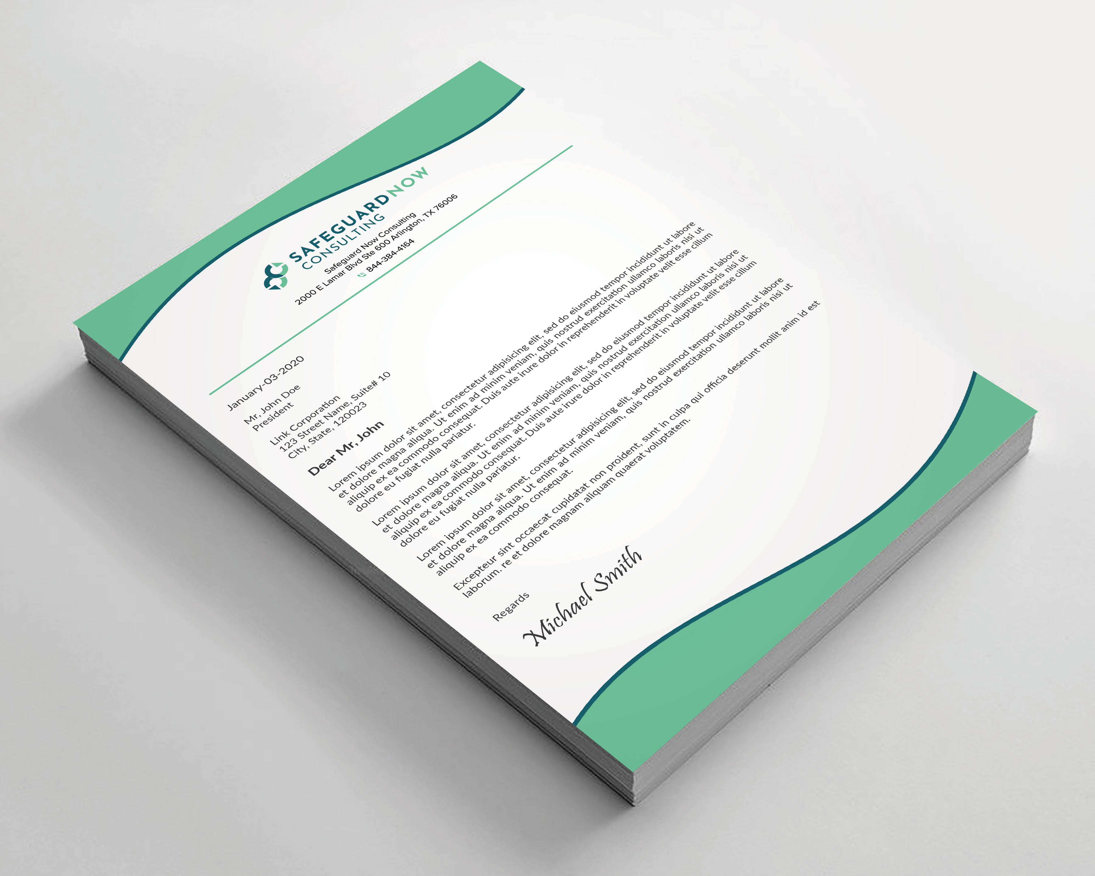 Letterhead Design by sadikul islam for Safeguard Now Consulting | Design #28905306