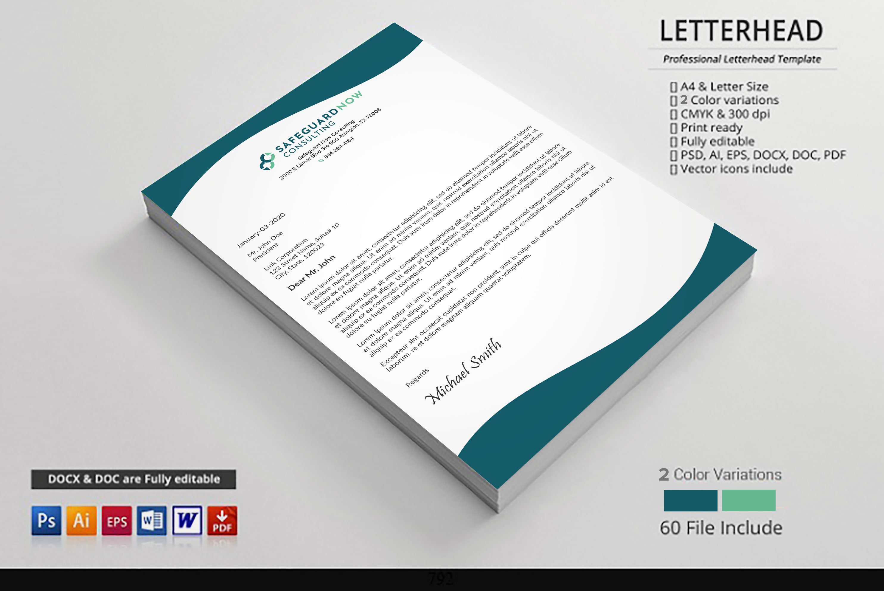 Letterhead Design by sadikul islam for Safeguard Now Consulting | Design #28905318