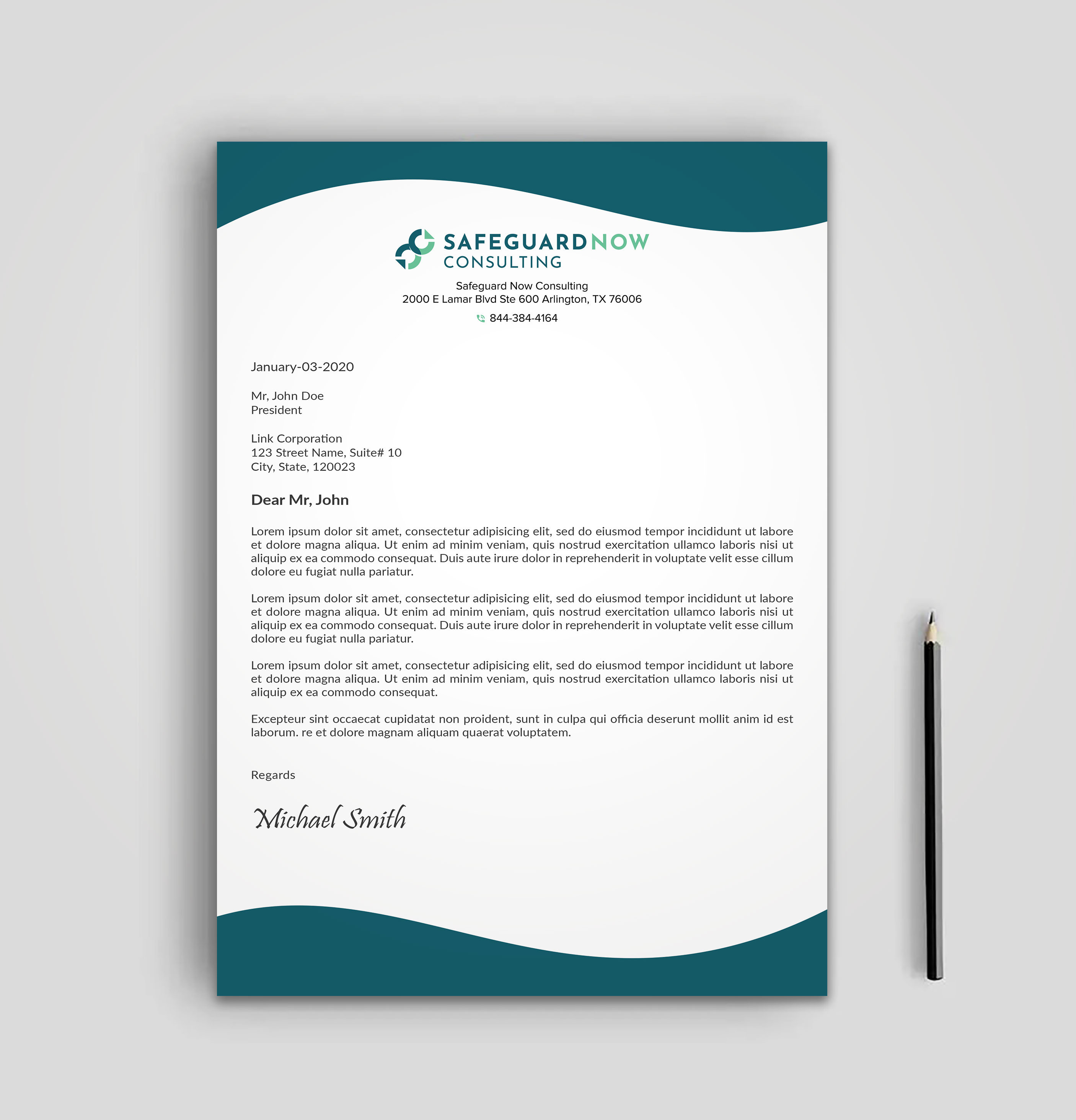 Letterhead Design by sadikul islam for Safeguard Now Consulting | Design #28905323
