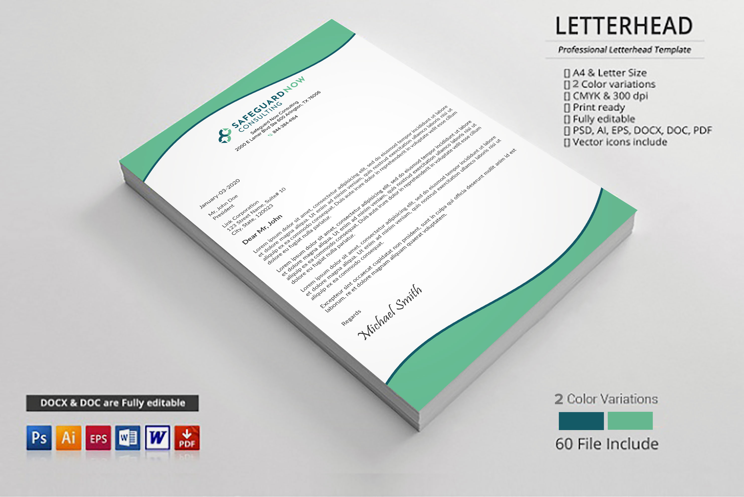 Letterhead Design by sadikul islam for Safeguard Now Consulting | Design #28905552