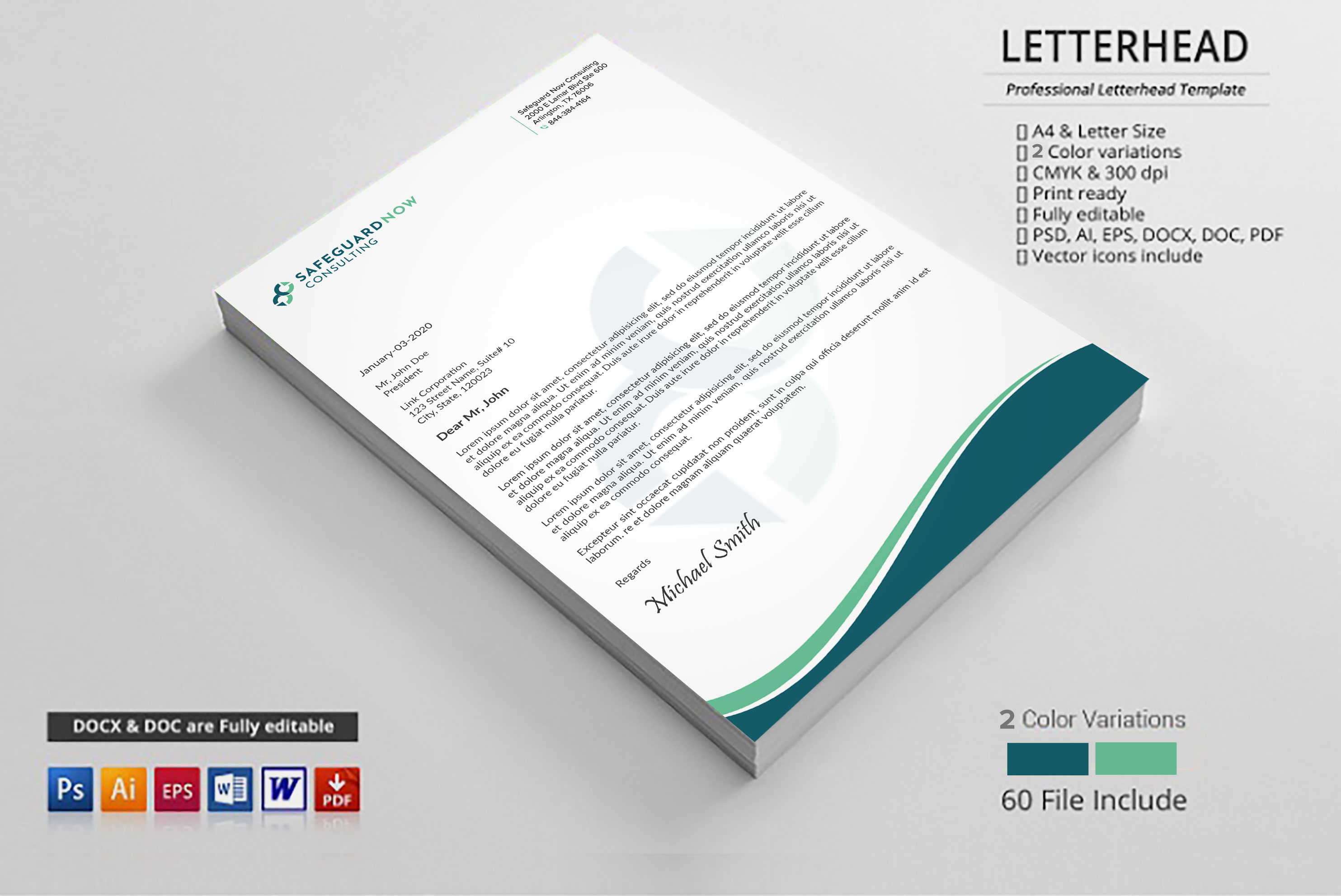 Letterhead Design by sadikul islam for Safeguard Now Consulting | Design #28905555